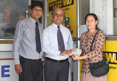 वेस्टर्न युनियनद्वारा सातौ विजेता घोषणा