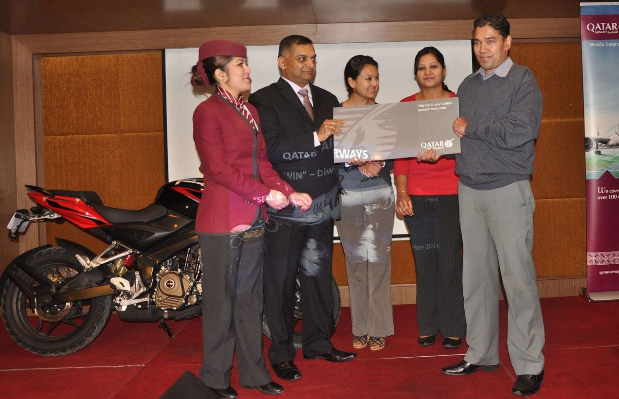 कतार एयरवेजको ‘सेल एन्ड वीन’ योजनाको विजेताहरु छनौट