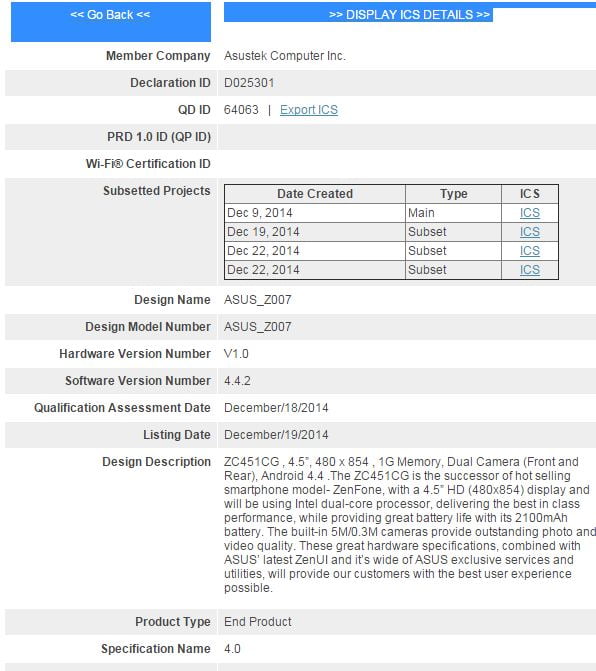 असुसको जेनफोन सीरीजअन्तरगतको जेड००७ स्मार्टफोन आउँदै