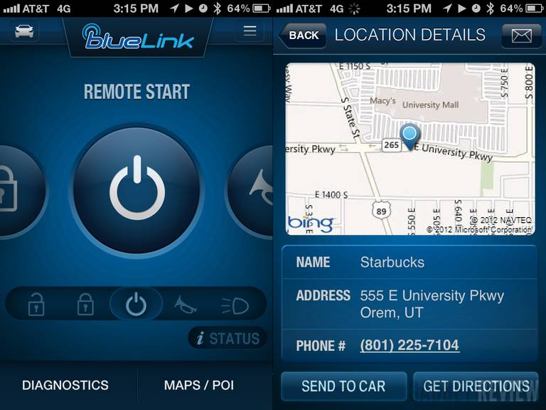 कार स्टार्ट गर्न र खोज्नसकिने हुन्डाईको मोबाईल एप
