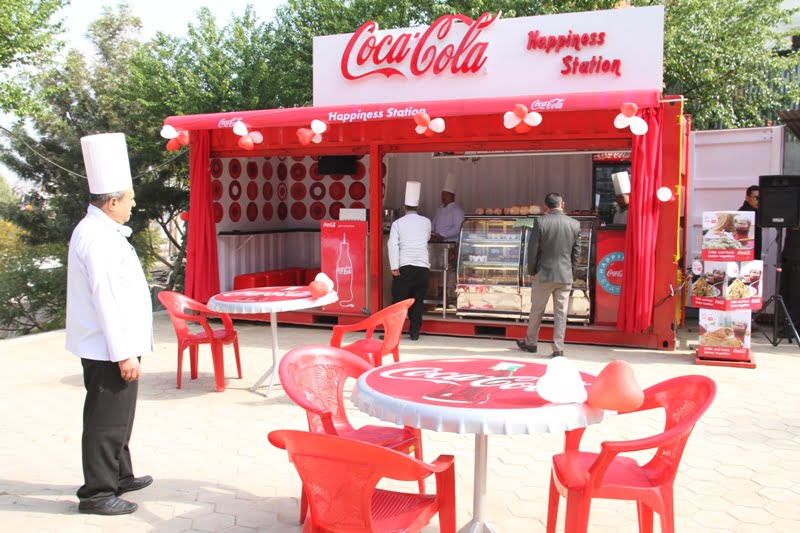 कोका–कोलाद्वारा नेपालको पहिलो कियोस्क कन्टेनर स्थापना