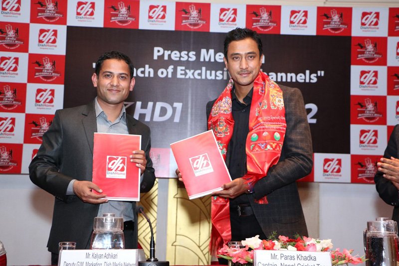 पारस खड्काले डिसहोमको स्टार स्पोर्टस् एचडी १ र एचडी २ प्रबद्र्धन गर्ने