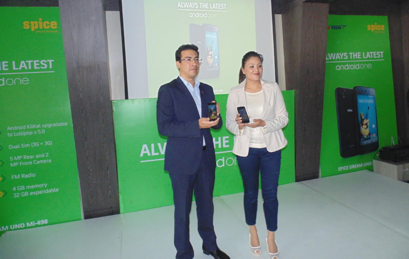 स्पाइस ड्रिम युएनओ भित्रियो, नेपालमा पहिलो पटक एन्ड्रोईड वान स्मार्टफोन सार्वजनिक