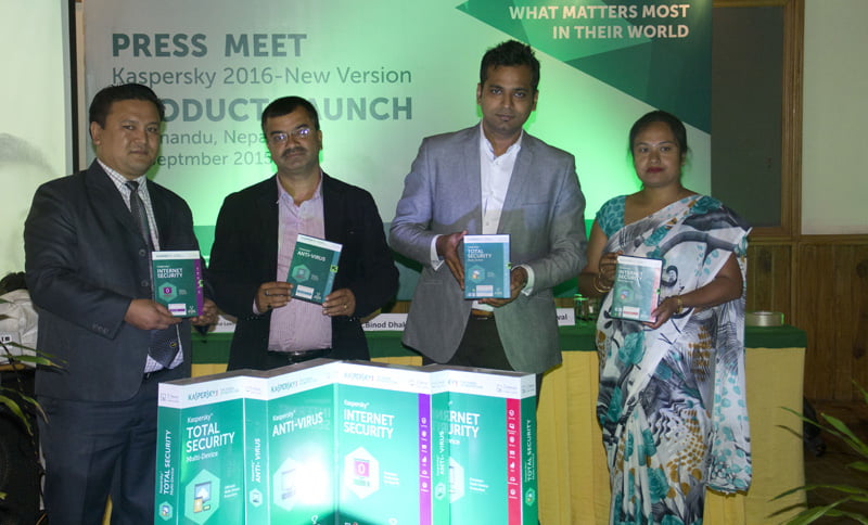 क्यास्परस्की ल्याबको चार नयाँ एन्टीभाइरसहरु नेपाली बजारमा