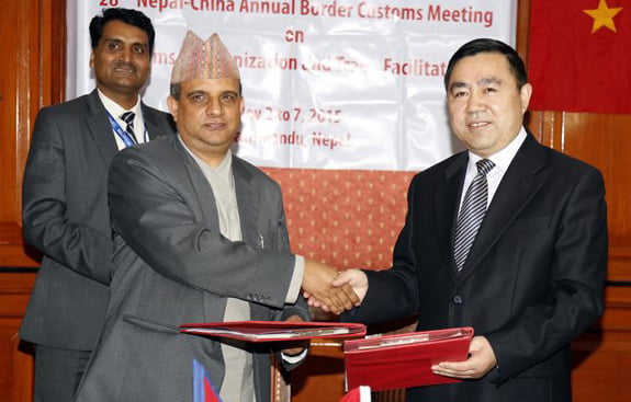नेपाल र चीनबीच सातवटा नाका सञ्चालन गर्ने सम्झौता