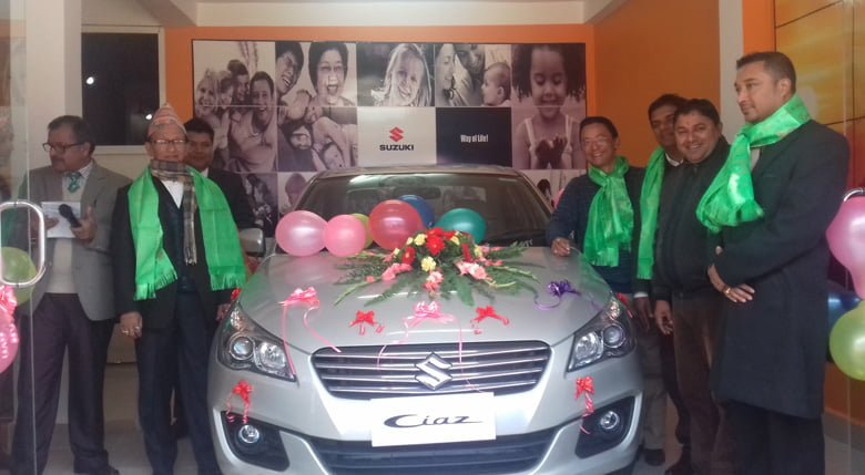 सिजि मोटोकोर्पको २९ औँ सेल्स शोरुम वालिङ्ग भकुण्डेमा