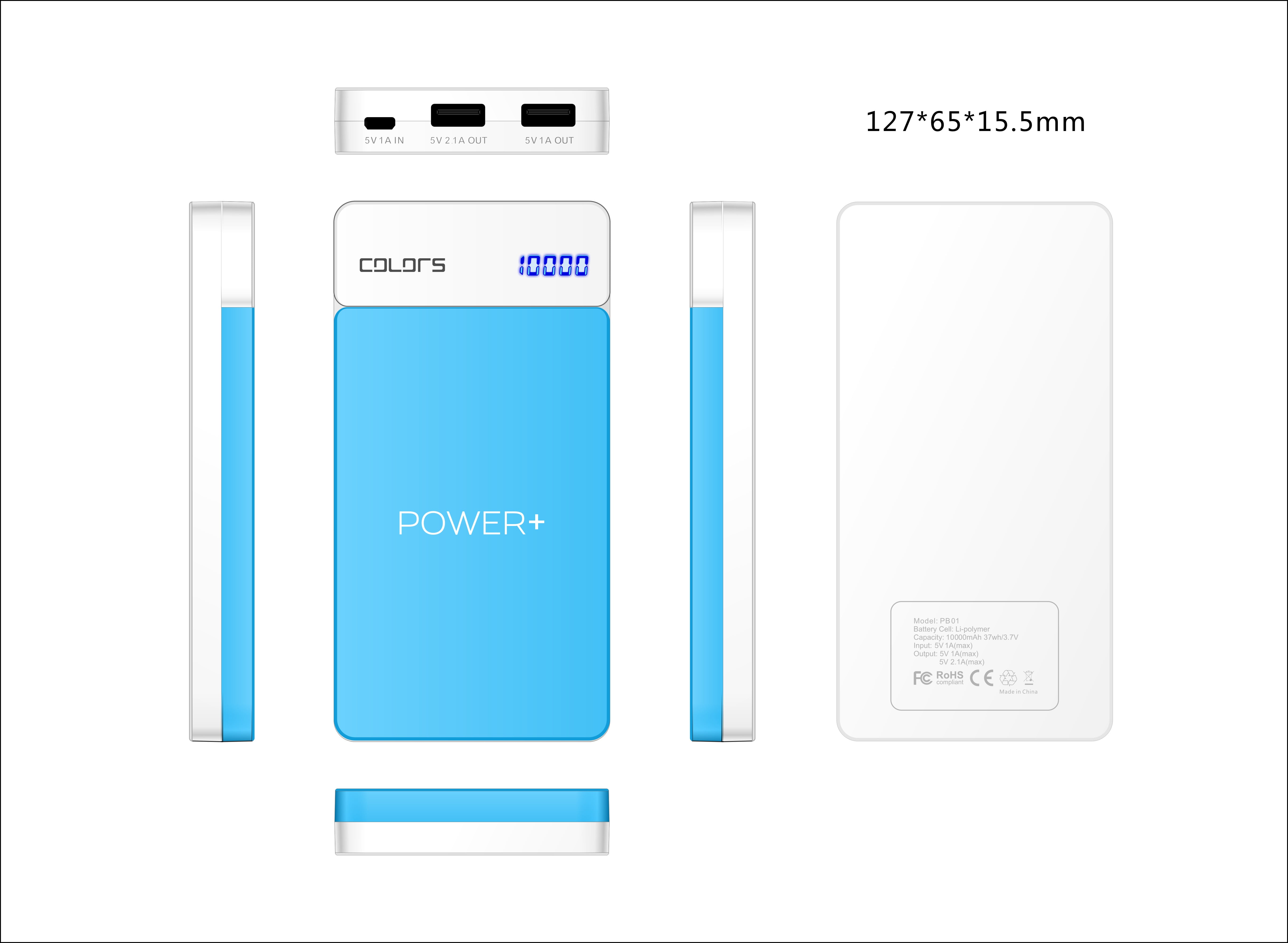 कलर्स के थ्री स्मार्टफोन किन्दा १०,००० एमएएचको पावरब्यांक उपहार