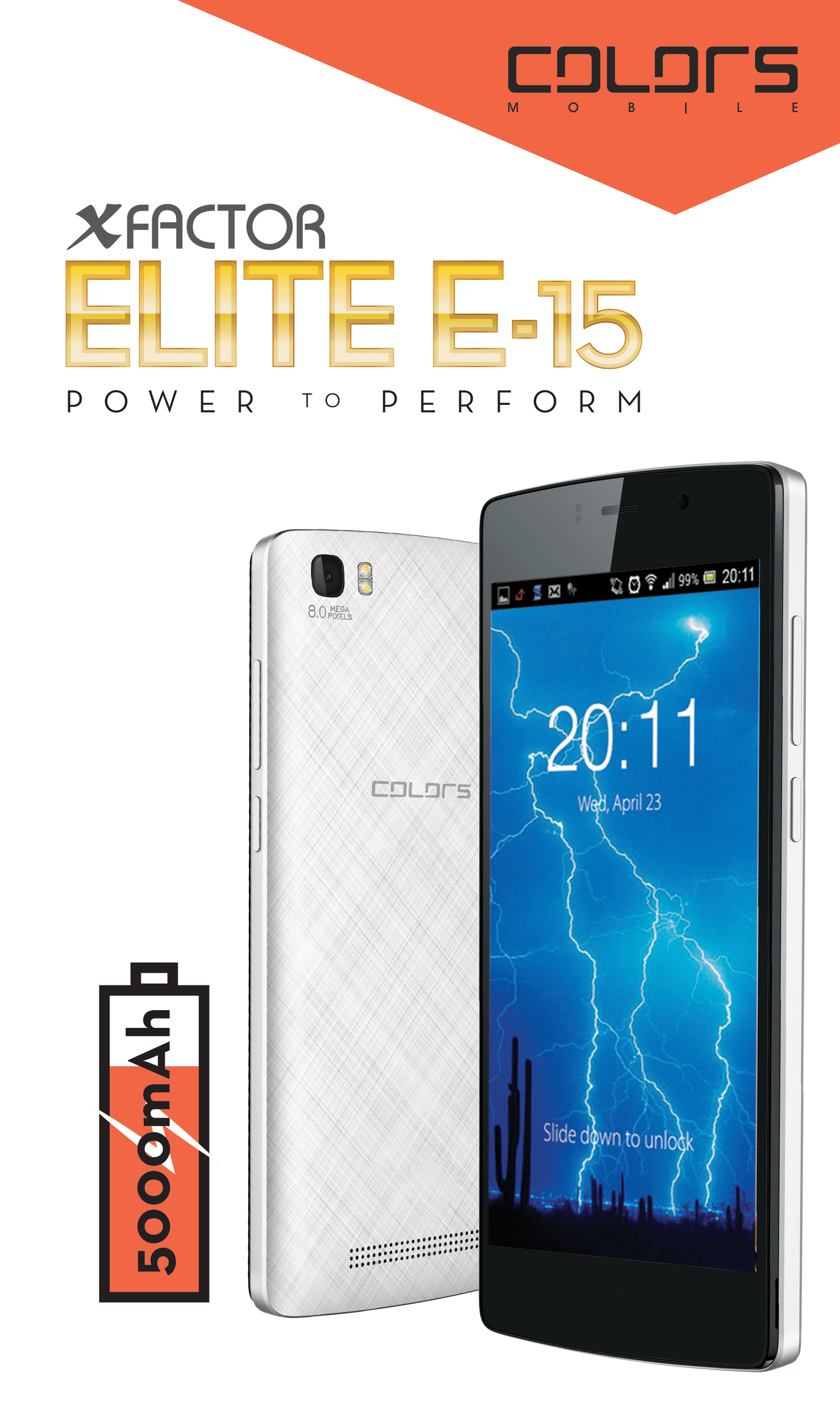 कलर्स इलिट इ-१५ स्मार्टफोन सार्वजनिक, ५ हजार एमएएचको ब्याट्री, १४५० घण्टासम्म निरन्तर चल्ने