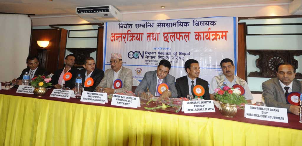 निर्यातका लागि ऐन कानुनको कार्यान्वयन जरुरी भएको व्यवसायीको भनाई