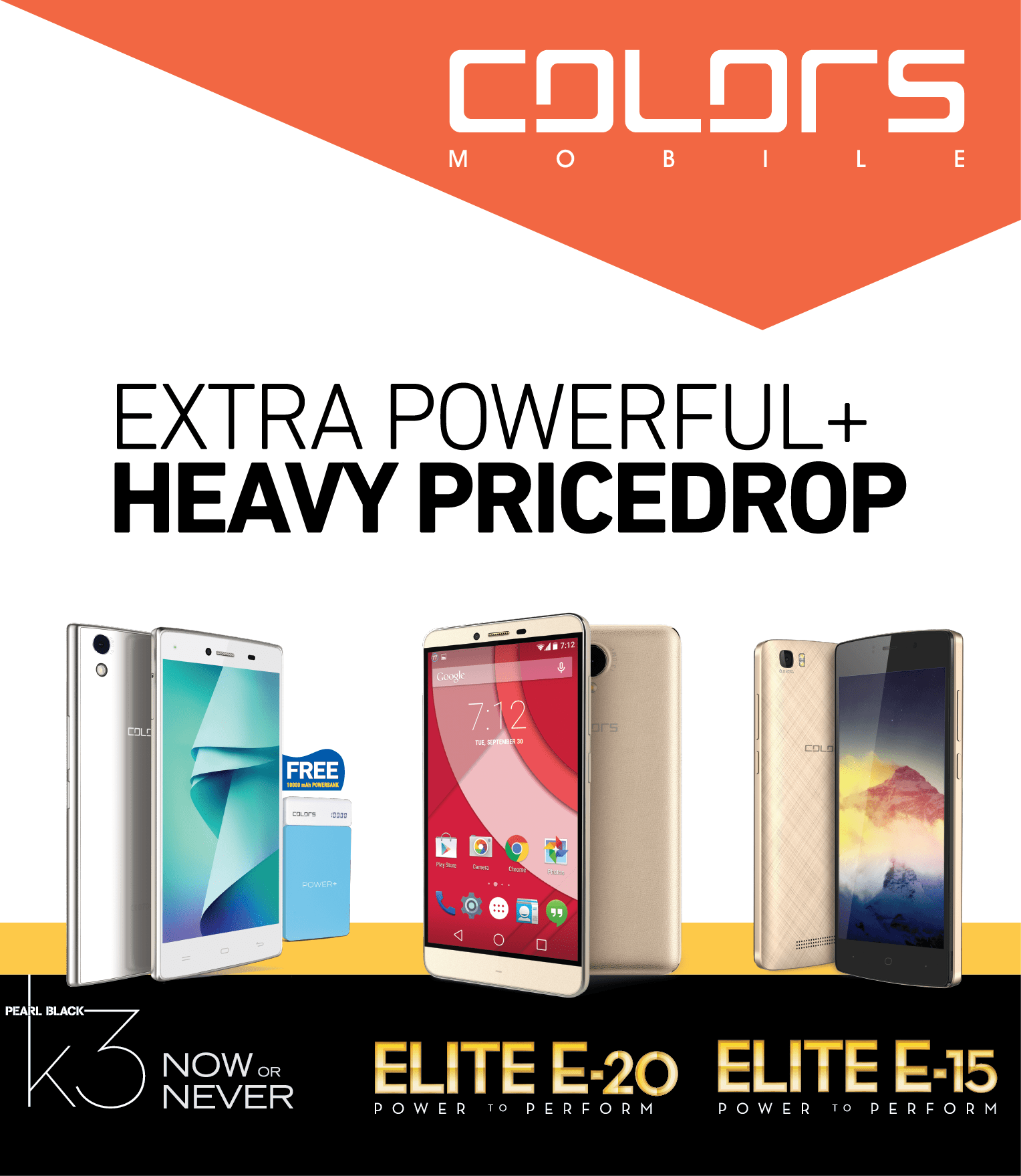 कलर्सका तीन मोडलका स्मार्टफोनमा मूल्य कटौती, साथमा पावर ब्यांक निशुल्क