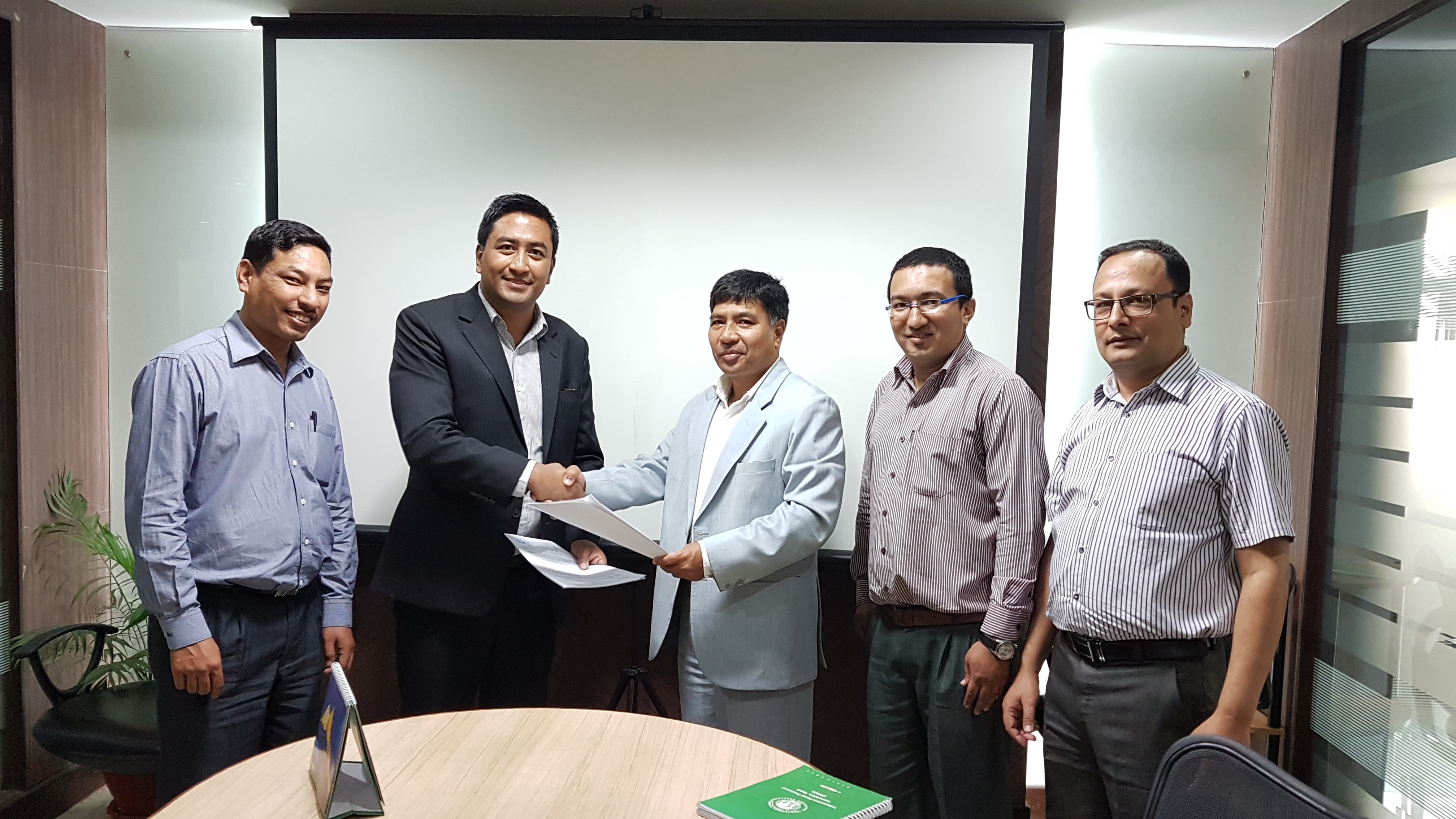 सानिमा माई हाईड्रोपावरको हकप्रद साधारण शेयर निष्काशन सम्झौता