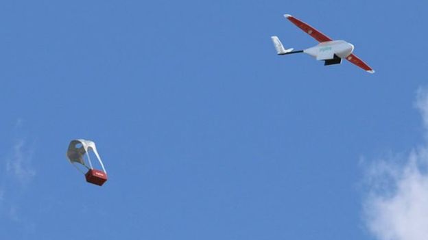 ड्रोनबाट व्यवसायीक उडान रुवाण्डामा शुरु,अस्पतालमा अत्यावश्यक सामाग्री ढुवानी