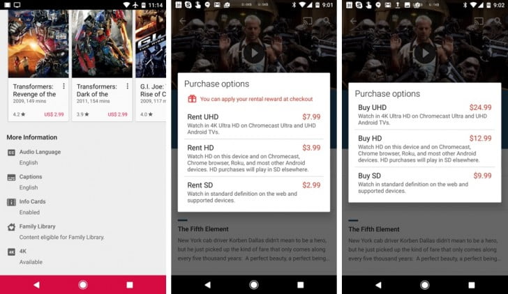 गूगल प्ले मूभिमा अब ‘फोर के’ भिडियोहरु उपलब्ध
