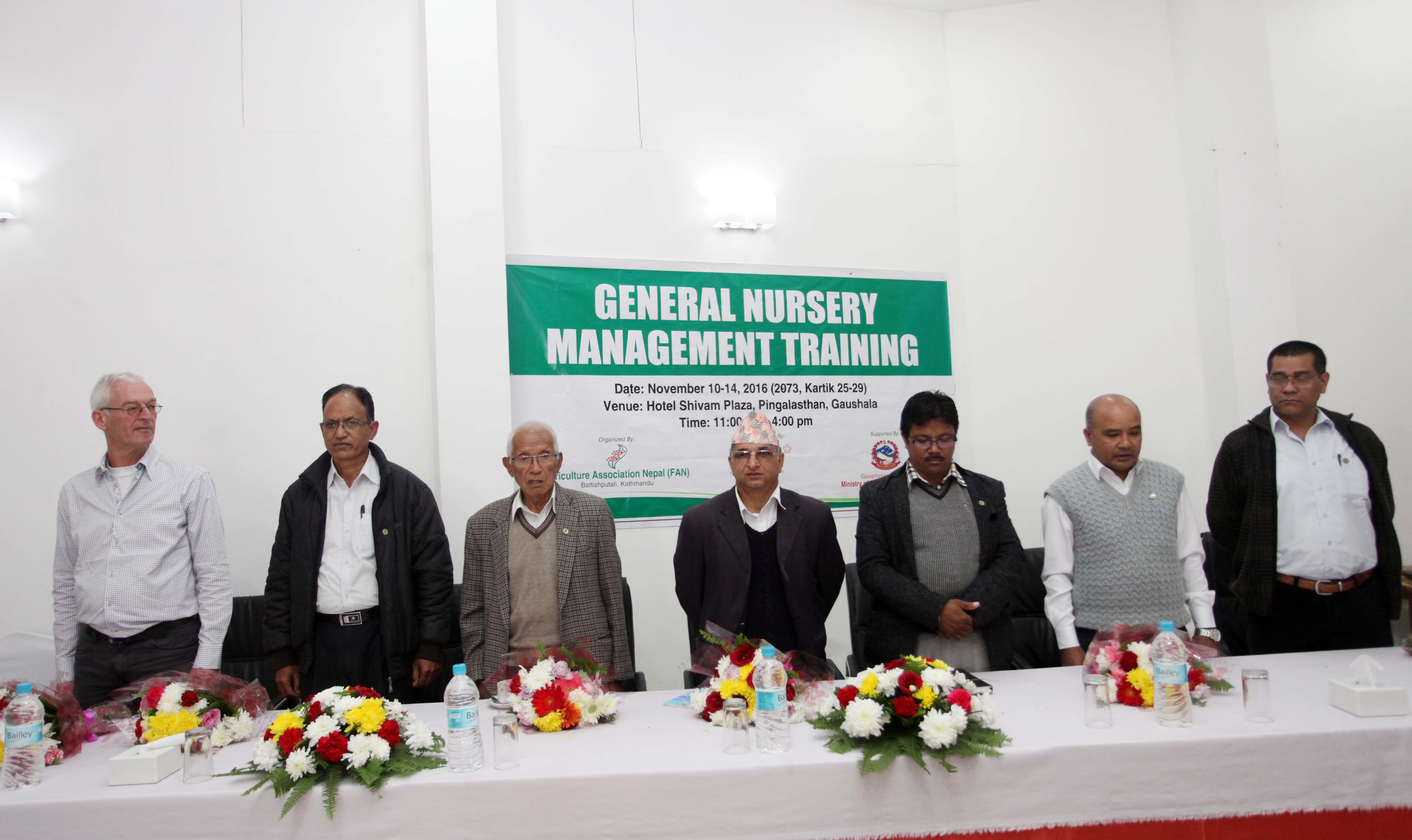 नर्सरी व्यबस्थापन तालिम राजधानीमा सुरु