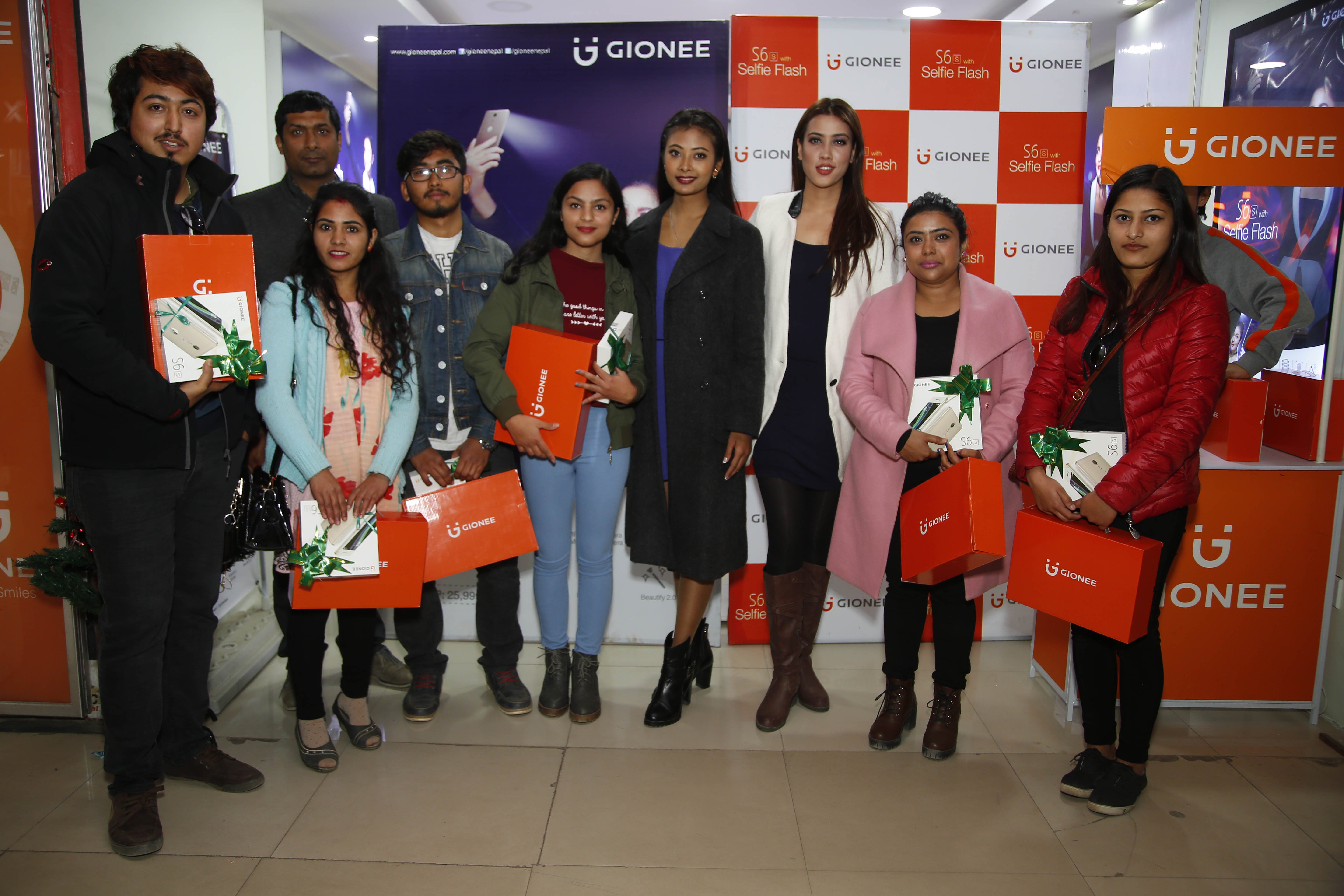 जिओनीकाे ‘फेसबुक सेल्फी’ बिजेतालाई एस ६ एस स्मार्टफोन