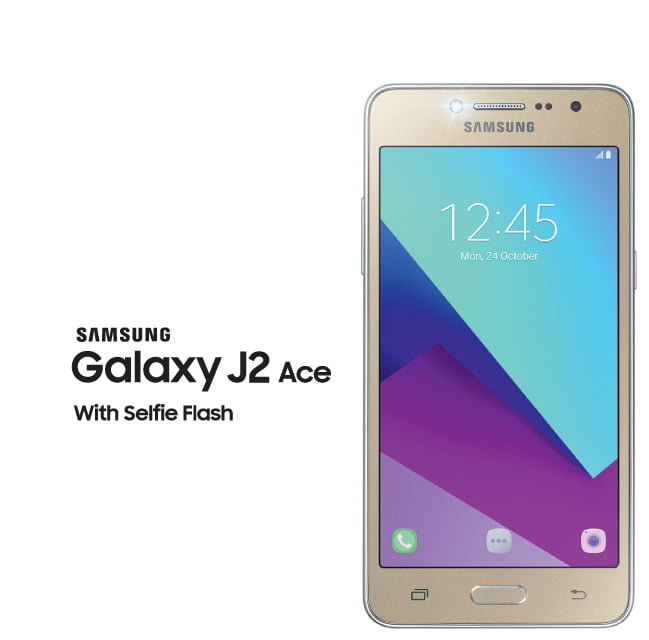 सामसंग जे टू एस बजारमा, सेल्फीका लागि फ्ल्याश