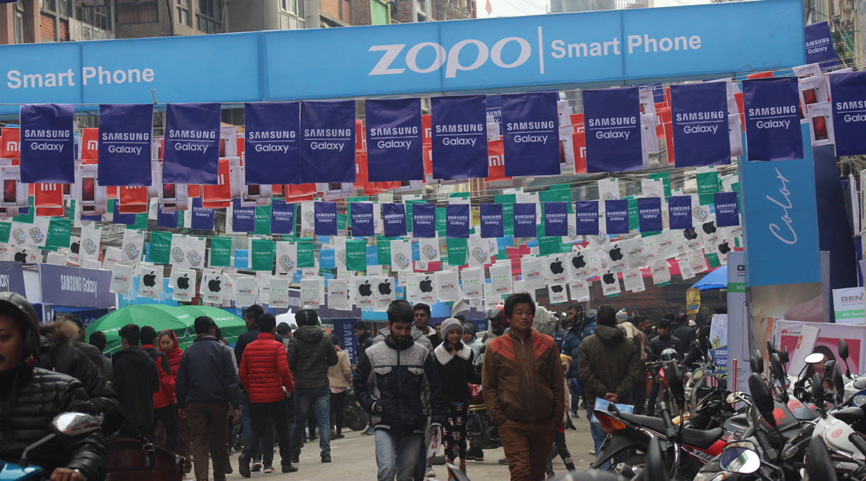 न्यूरोड मोबाइल महोत्सवमा १७ हजार बढि स्मार्टफोन बिक्री