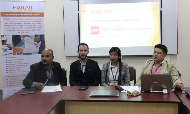 हारती कम्प्युटर सर्भिस जर्मनीमा हुने डिजिटल विजनेश सम्मेलनमा सहभागी हुँदै