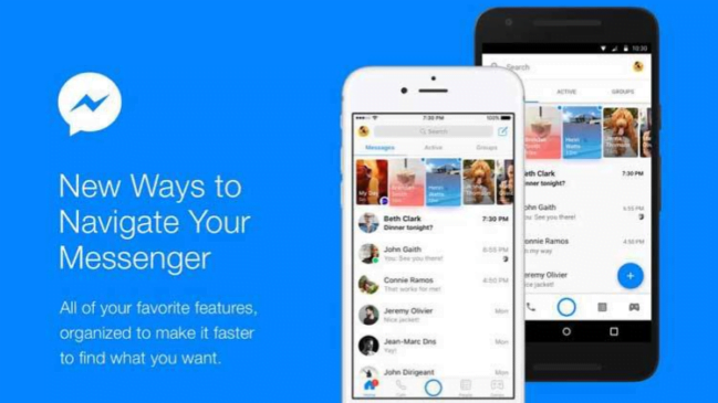 फेसबुक म्यासेन्जर नयाँ डिजाइनमा, चलाउन झनै सजिलो