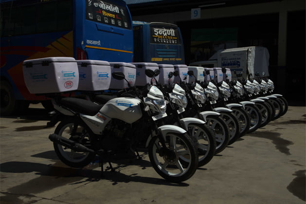 अशोक लेलैण्डले शुरु गर्यो सर्भिस बाईक सेवा