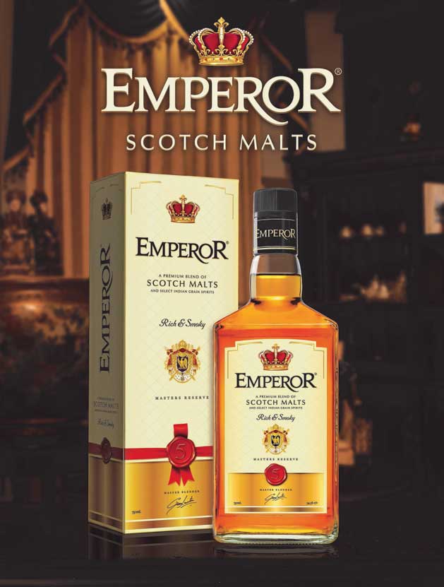 अभनिस डिष्टिलरीको एम्पेरर् व्हिस्की नेपालमा