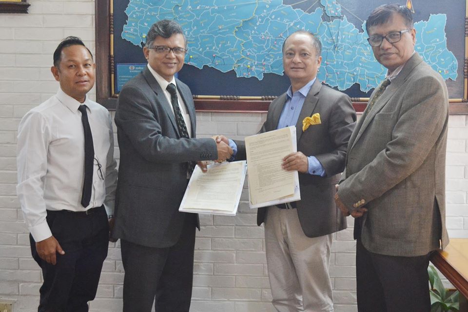 नेशनल बैंकिङ्ग ईन्ष्टिच्युट र एभरेष्ट बैंकबीच तालिम स‌ंचालनका लागि सम्झौता