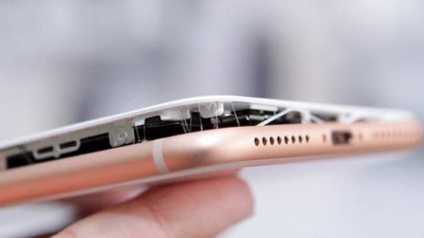 ब्याट्री फुल्ने समस्याले आइफोन ८ प्लस फुट्यो, एप्पलले जाँच गर्दै