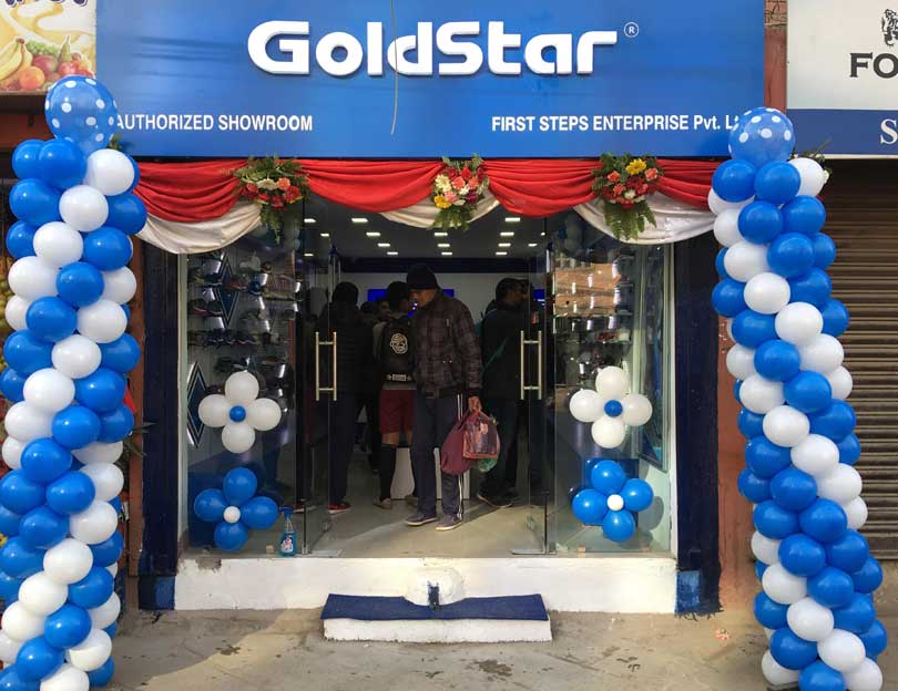 गोल्डस्टार जुत्ताको दुई नयाँ आधिकारिक सो–रूम संचालन