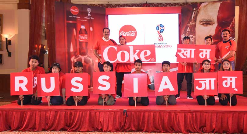 कोकाकोलाले नेपालबाट ४० जनालार्इ विश्वकप फुटबल हेर्न लैजाने