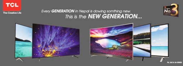 टीसीएल ब्राण्डका एस ६ र एस ६२ मोडलका स्मार्ट टिभीहरु बजारमा