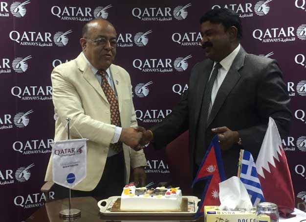 कतार एयरलाइन्सले नेपालदेखि ग्रिसको थेसालोनिकीसम्म उडान सेवा गर्ने