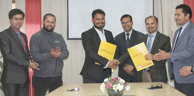 सनराइज बैंक र ‘खल्ती’ बीच मोबाईलमार्फत भुक्तानीका लागि सम्झौता