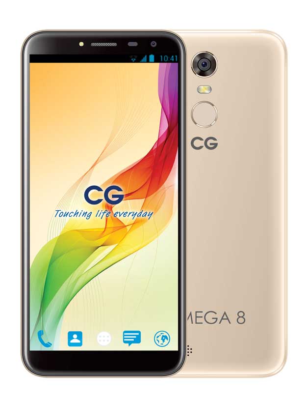 सिजी मोबाइल्सले ल्यायो ओमेगा ८ स्मार्टफोन, इन्फिनिटि डिस्प्ले र फिंगरप्रिन्ट स्मार्टलक सुविधा