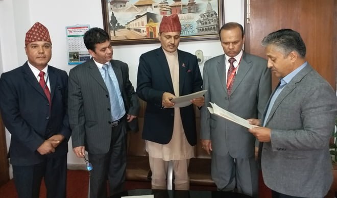 महालक्ष्मी विकास बैंकको अध्यक्षमा राजेश उपाध्याय पूनः निर्विरोध निर्वाचित