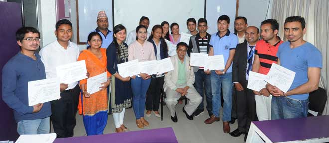 नागरिक लगानी कोषका १५ कर्मचारीलाई तालिम