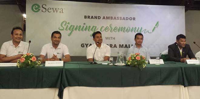 इसेवाको ब्राण्ड एम्बेस्डर क्रिकेट खेलाडी ज्ञानेन्द्र मल्ल नियुक्त