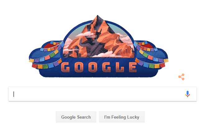 गणतन्त्र दिवसको अवसरमा गूगलको विशेष डुडल, सगरमाथासहितको डुडल यस्तो छ