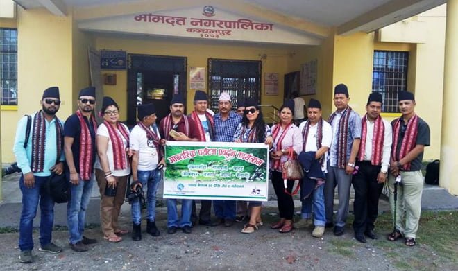 सुदूरपश्चिमको आन्तरिक पर्यटन प्रवद्र्धन गर्दै सोट्टो नेपालले थाल्यो शुक्लाफाँटा–नालापानी–खप्तड यात्रा 