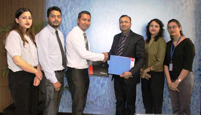 मेगा बैंक र प्रभु लाइफ इन्स्योरेन्सबीच बैंकास्योरेन्स सम्झौता