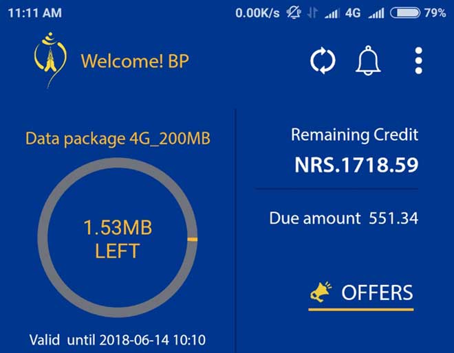 नेपाल टेलिकमको मोबाइल एपबाट डिटेल बिल हेर्न सकिने, अन्य सिममा रिचार्ज गर्न पाईने