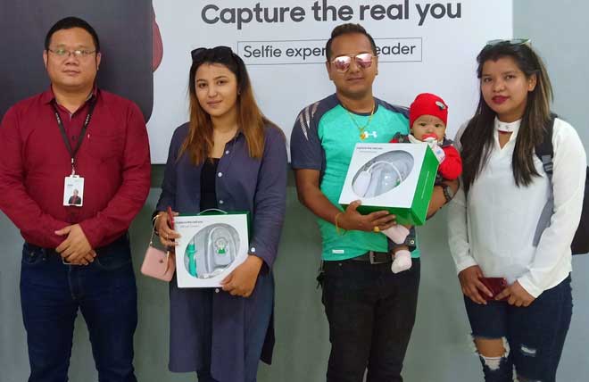 ओपोद्वारा ‘एआर–सेल्फी कन्टेष्ट’का विजेताहरु पुरस्कृत