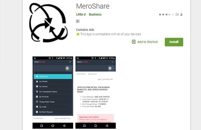 ‘मेरो सेयर’ मोबाइल एप अबैधानिक, एप प्रयोग गरे डाटा चोरिने