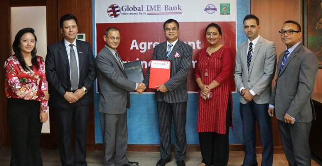 आइएमई लाइफ इन्स्योरेन्स र ग्लोबल आइएमई बैंक बीच बैंक अस्योरेन्स सम्झौता