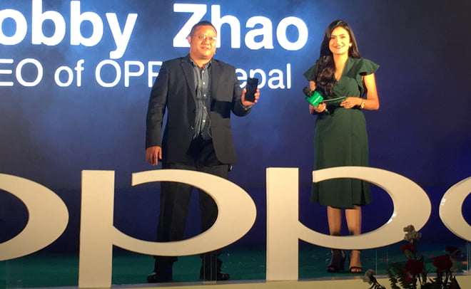 ओपो एफ नाइन नेपालमा सार्वजनिक हुँदै