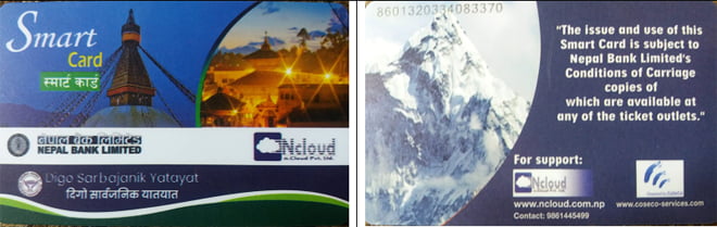 सार्वजनिक यातायातमा इ-टिकेटिङ र स्मार्ट कार्ड शुरु, बसका सहचालकसँग किन्न पाईने