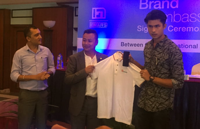 आइमार्स मोबाइलको ब्राण्ड एम्बेस्डरमा अभिनेता अनमोल केसी नियुक्त