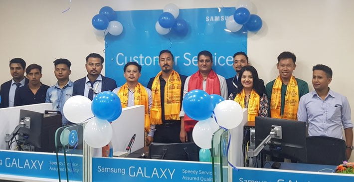 सामसङको आधिकारीक सर्भिस सेन्टर नारायणघाटको केएल मलमा संचालन