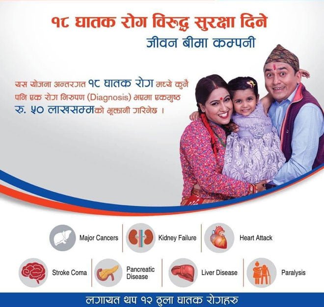 सन नेपाल लाइफ इन्स्योरेन्सद्वारा नयाँ बीमा योजना सार्वजनिक