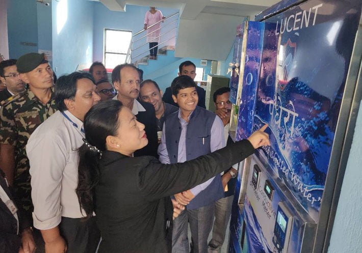 अब एटीएम मेशिनबाट पैसा होईन पिउने पानी आउँछ, एटीएम कार्ड प्रयोग गरेर पानी पिउन सकिने