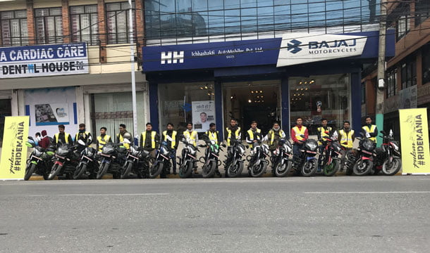 पल्सर राईड मेनिया सम्पन्न